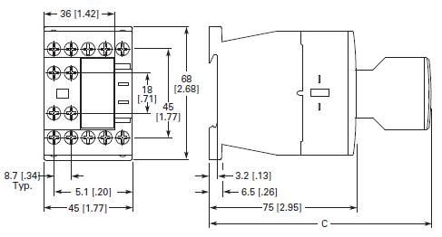 Eaton XTCE015B10TD 15 AMP Contactor